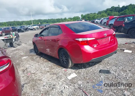 2014 Toyota Corolla Le z USA, uszkodzony, nr VIN 2T1BURHE3EC016112